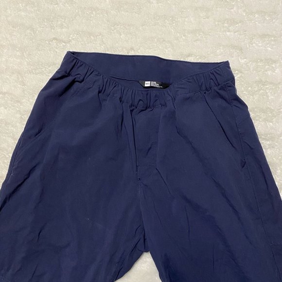 MEC Pants Men's 34 X 32 Navy Nylon Stretch Hiking Drawstring Waist Pockets - Picture 3 of 15